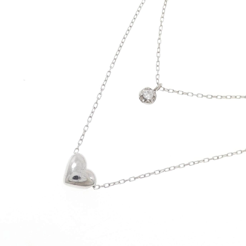 K10WG Dây chuyền hình trái tim bằng đá cubic - Hàng hiệu Authentic 857995