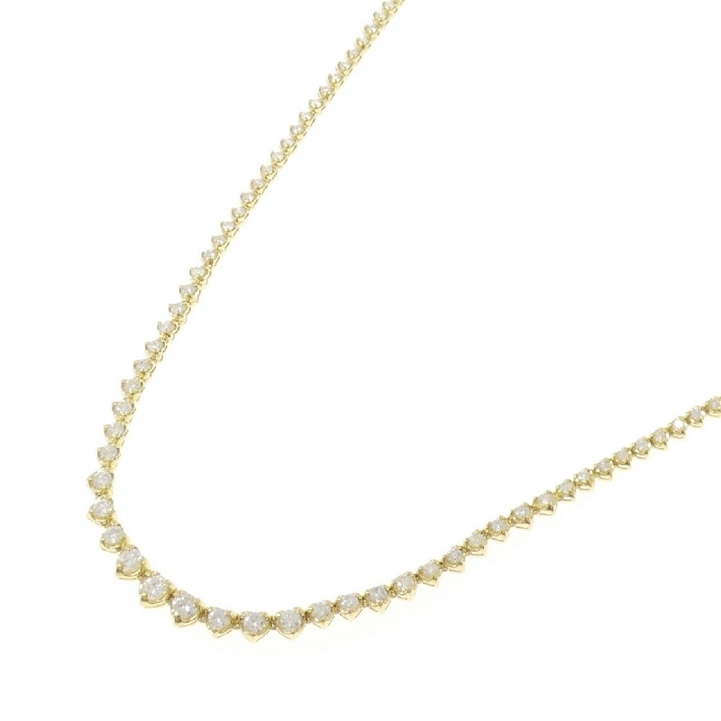 K18YG Dây chuyền kim cương hình trái tim 5.00CT - Hàng hiệu Authentic 859295