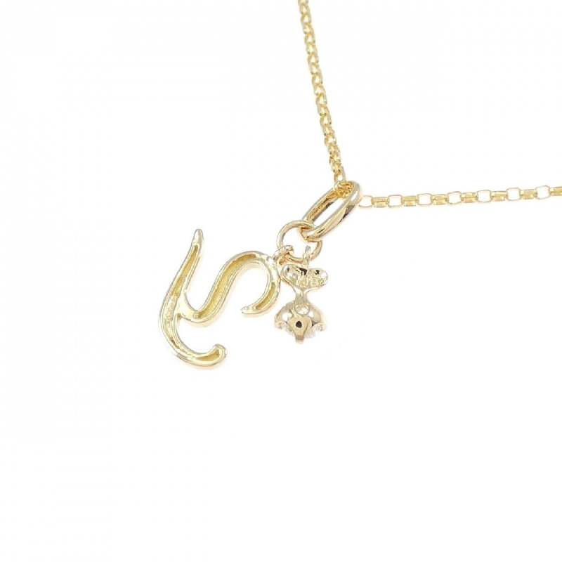K18YG Chữ cái Y Dây chuyền kim cương - Hàng hiệu Authentic 859139