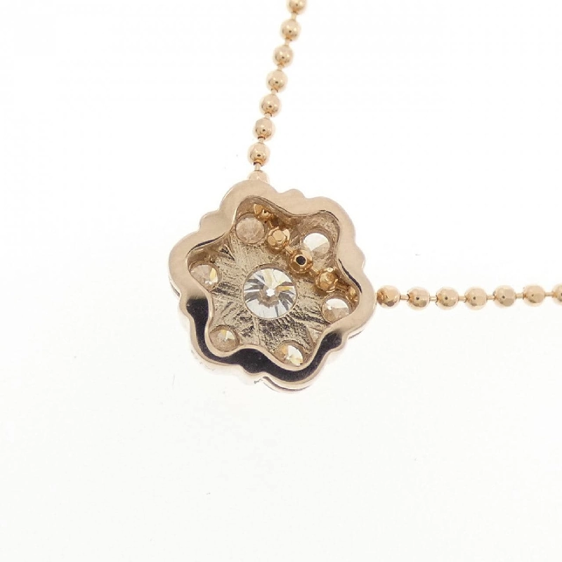 K18PG Hoa Kim Cương Dây Chuyền 0.50CT - Hàng hiệu Chính hãng 858908