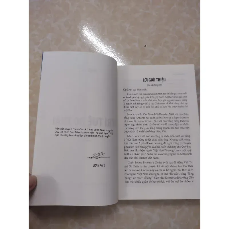 Sách: Trí tuệ Do Thái - TG: Eran Katz - Sách thật, mới 95% 932389