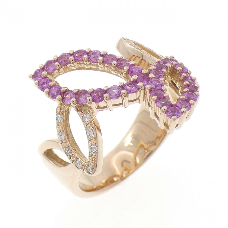 Nhẫn Sapphire K18PG 0.85CT - Hàng hiệu Chính hãng 850257