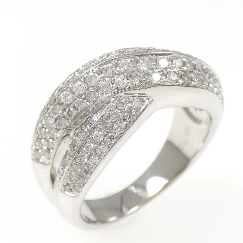 Nhẫn kim cương Pavé 750WG 0.76CT - Hàng hiệu Chính hãng 855698