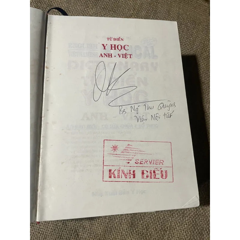 Từ điển y học Anh Việt - hơn 1000 trang  750254