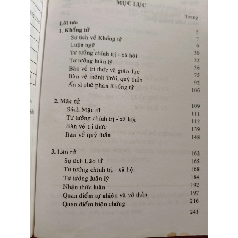 NGHIÊN CỨU LỊCH SỬ TƯ TƯỞNG TRUNG QUỐC 1 - HÀ THÚC MINH - 2000 - 242 trang LỊCH SỬ - CHÍNH TRỊ - TRIẾT HỌC ANTQ0709 550192
