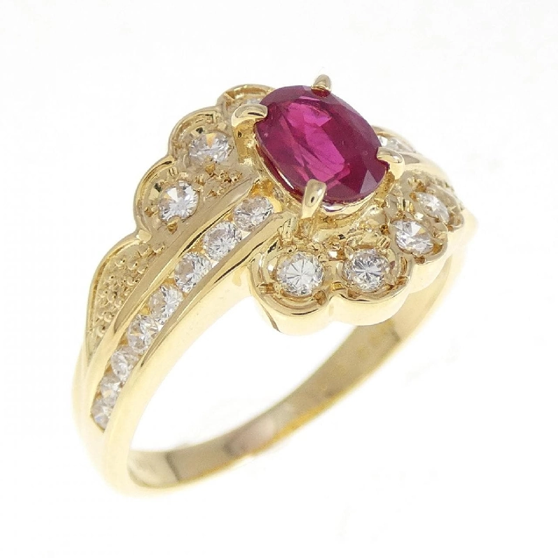 Nhẫn ruby K18YG 0.68CT 673311