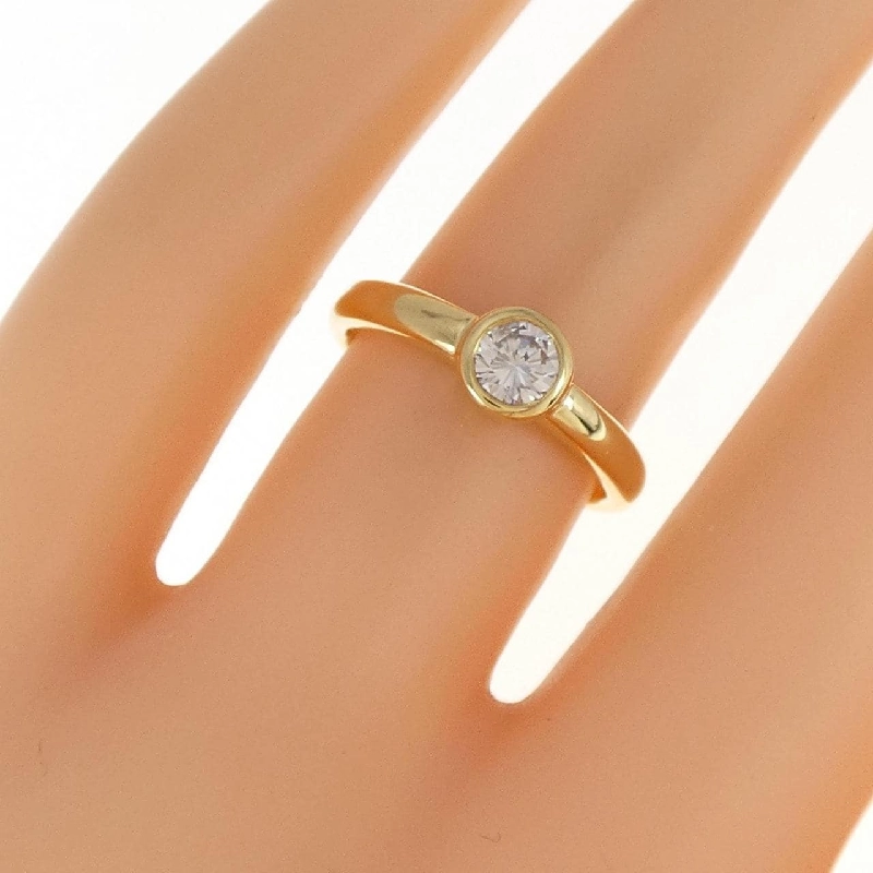 Nhẫn kim cương K18YG 0.31CT 672450