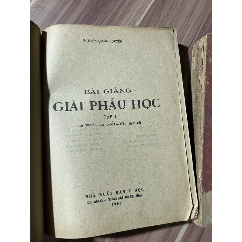 Nguyễn Quang Quyền - Bài giảng giải phẫu học - 800 trang, khổ lớn  601989