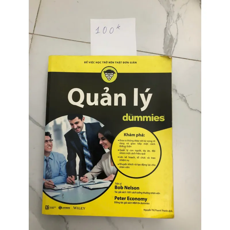 Quản Lý For Dummies - Bob Nelson, Peter Economy - Kỹ năng quản lý, Quản trị nhân sự 602102