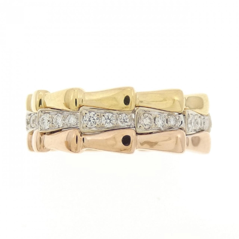 Nhẫn kim cương ba màu 750 0.30CT 673193