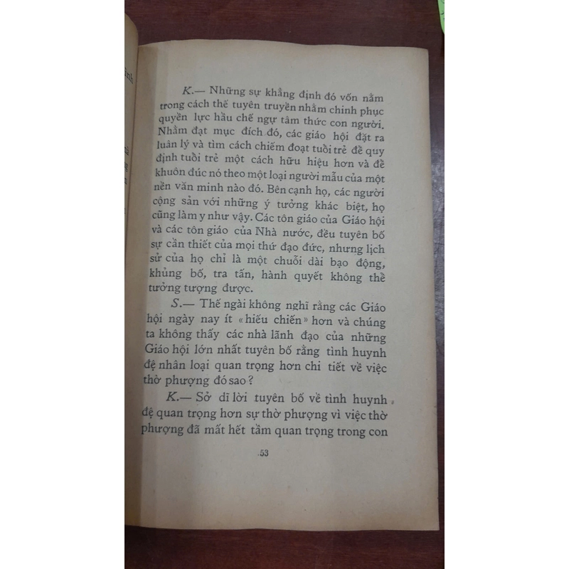 NÓI CHUYỆN VỚI KRISHNAMURTI 270703