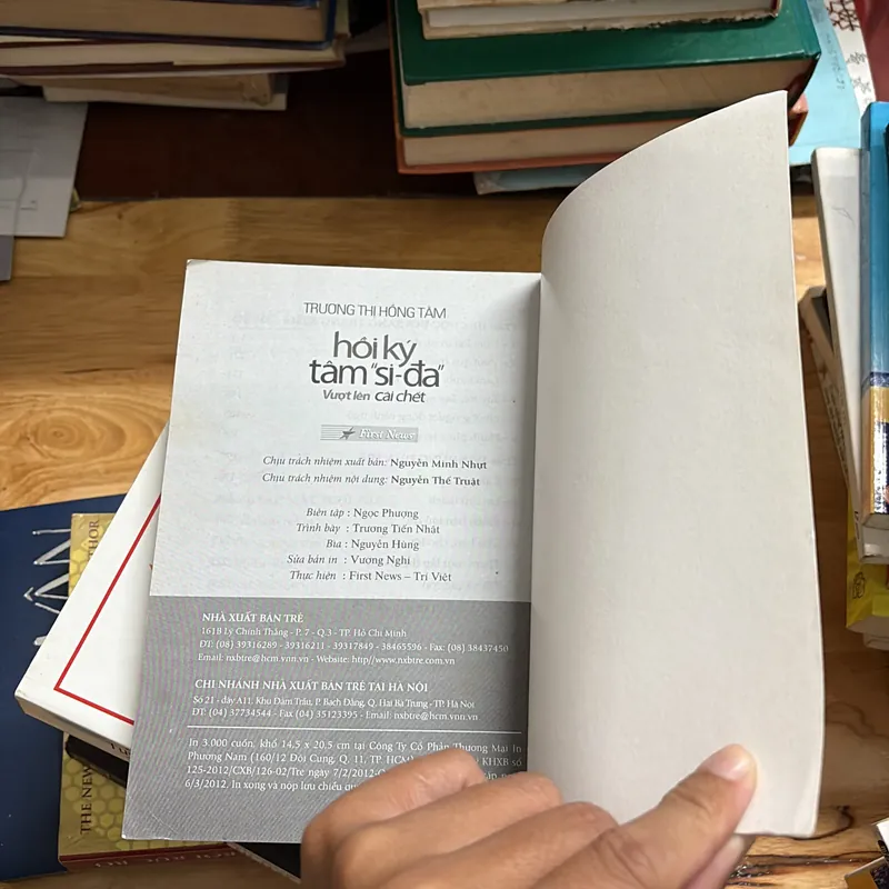 II Tựa sách: Hồi Kí Tâm “Si Đa” _ Vượt Lên Cái Chết - Trương Thị Hồng Tâm - 2012 700950