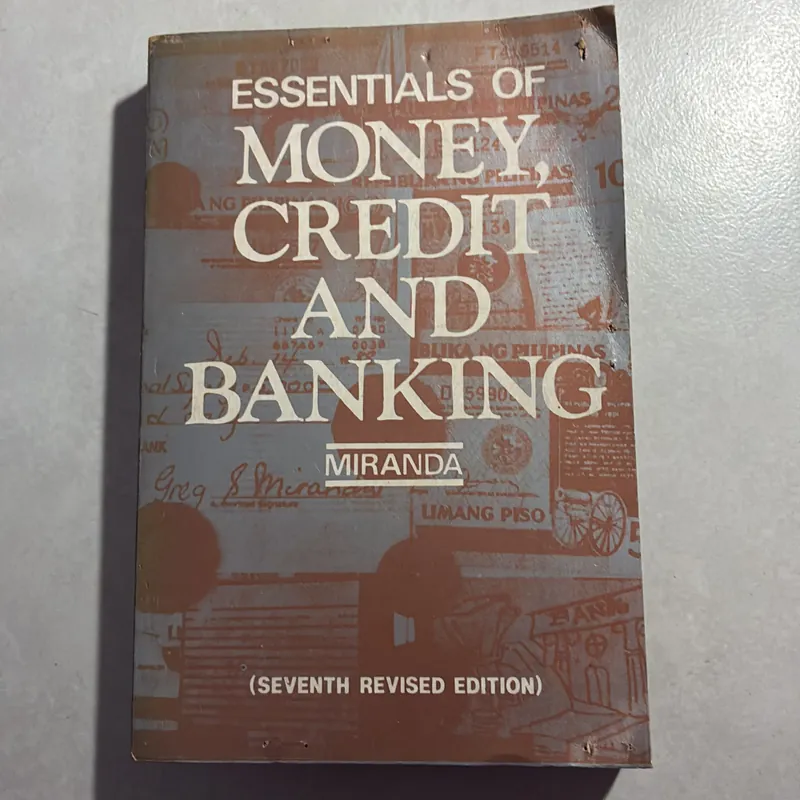 Essentials of Money, Credit and Banking 728542