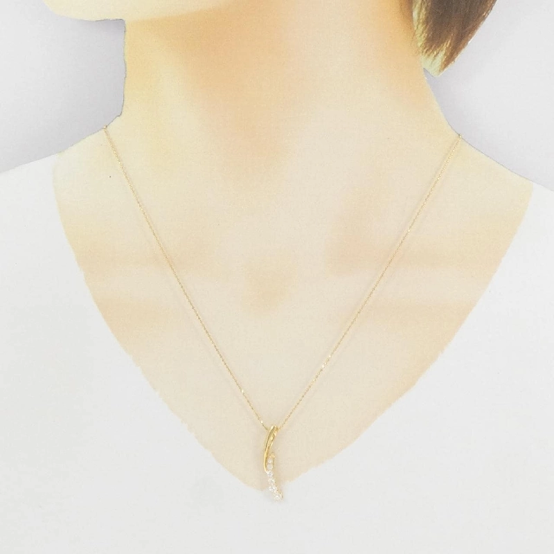 K18YG Dây chuyền kim cương 0.36CT - Hàng hiệu Chính hãng 861751