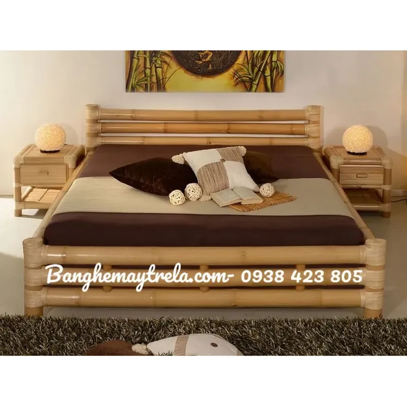 Giường tre phòng ngủ 594146