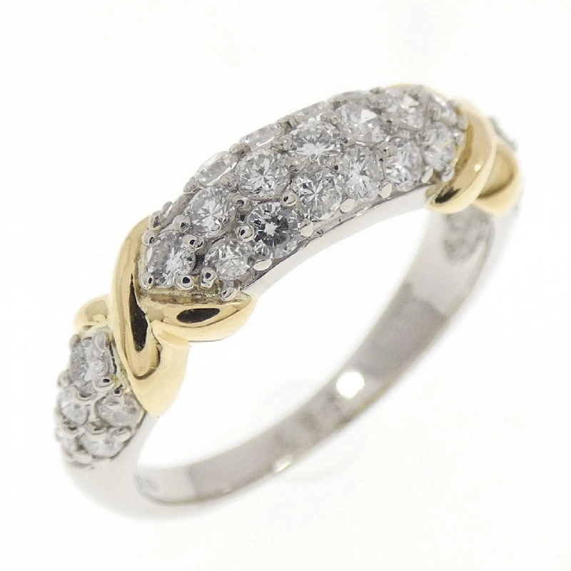 Nhẫn kim cương Pave PT900/K18YG 0.57CT - Hàng hiệu Chính hãng 853859