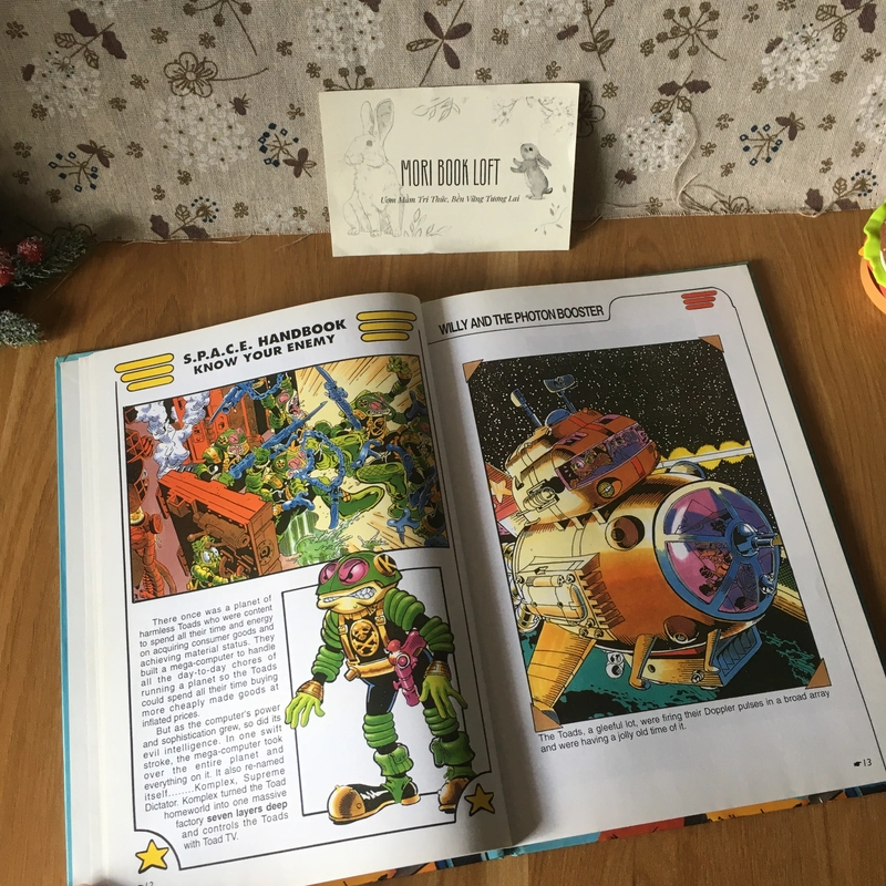 Sách tranh tiếng anh The Official S.P.A.C.E. Bucky O'Hare Handbook, Used, Bìa cứng, 7+ 463581