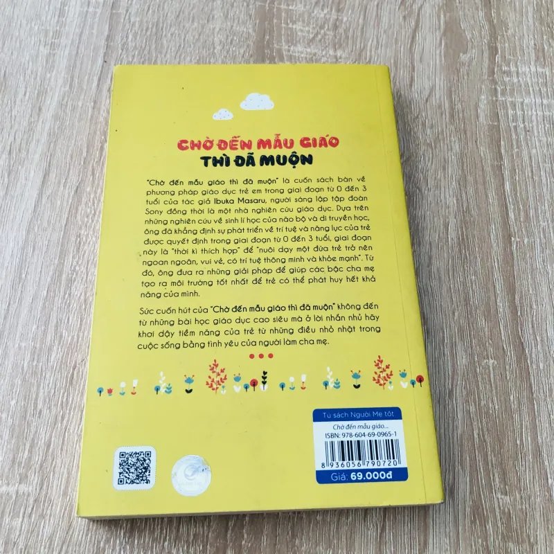 CHỜ ĐẾN MẪU GIÁO THÌ ĐÃ MUỘN 1000658