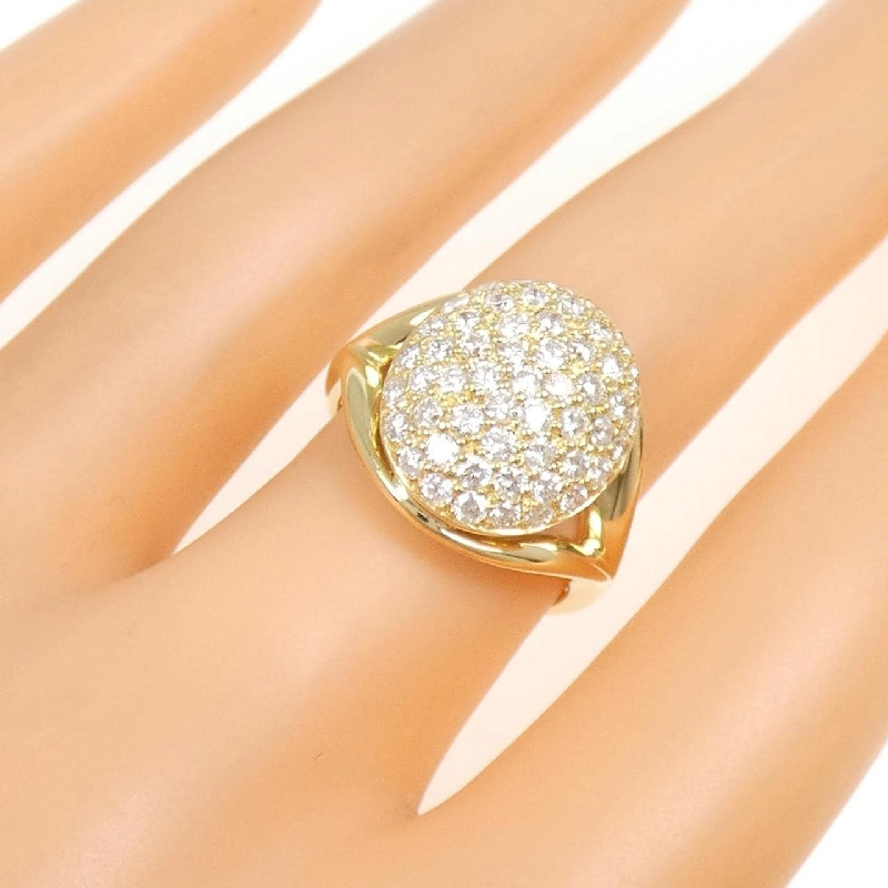 Nhẫn kim cương Pavé K18YG 1.14CT - Hàng hiệu Chính hãng 851244