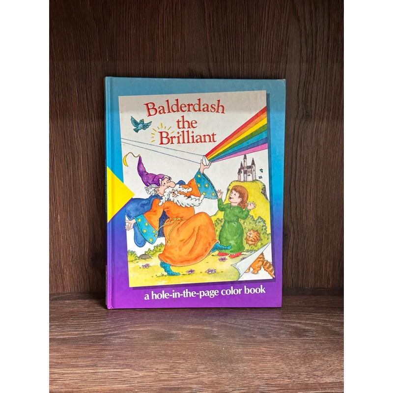 [Bìa cứng]  BALDERDASH THE BRILLIANT: A Hole-in-the-Page color book 253527