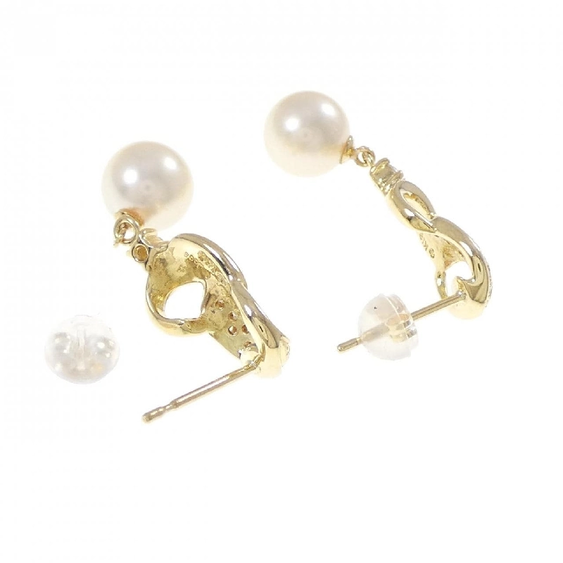 Bông tai ngọc trai Akoya K18YG 7.3mm - Hàng hiệu Chính hãng 866524