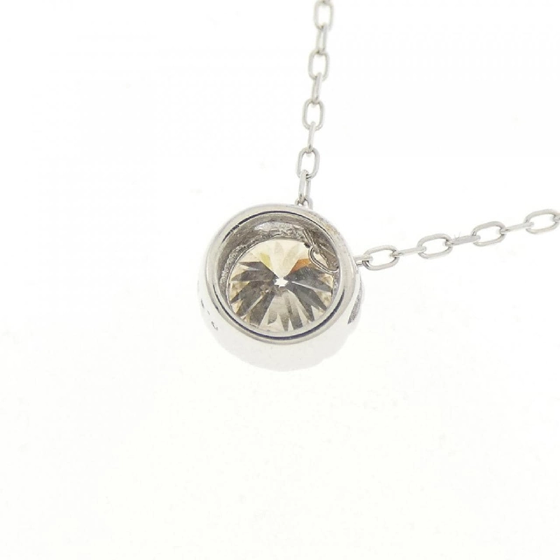 K18WG Solitaire Dây chuyền kim cương 0.39CT - Hàng hiệu Chính hãng 859300