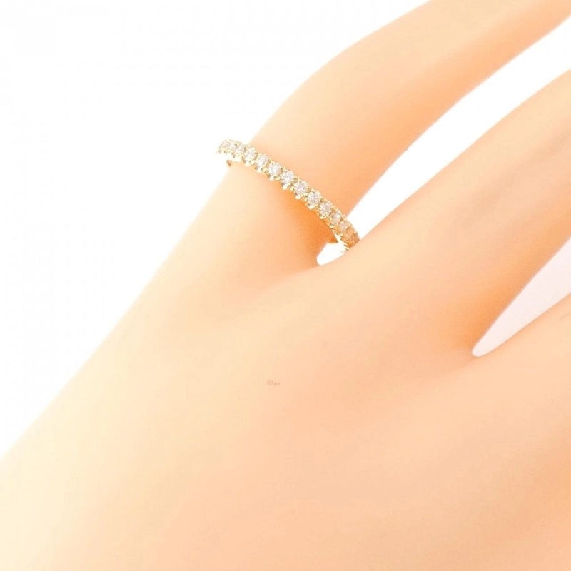 Nhẫn kim cương K18YG Half Eternity 0.20CT - Hàng hiệu Chính hãng 856272