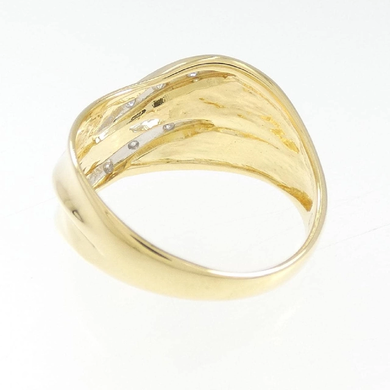 Nhẫn kim cương K18YG/PT900 0.03CT 669989