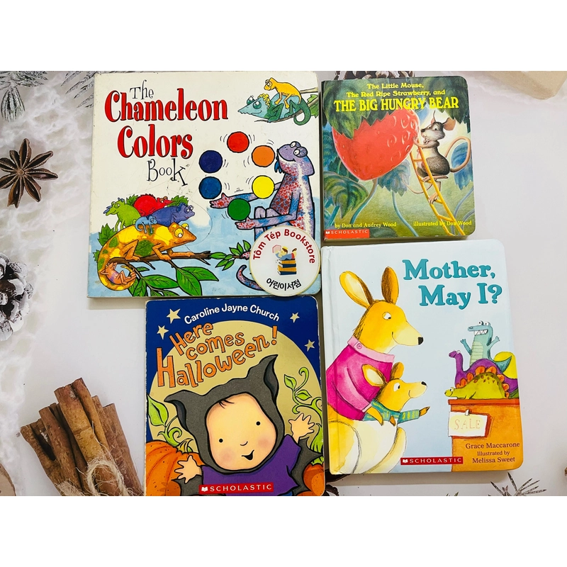 Set boardbook tiếng Anh cho bé từ 0T 500070