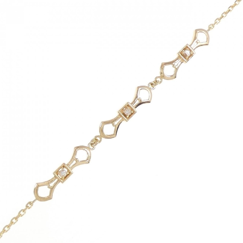 K18YG Vòng tay kim cương 0.06CT - Hàng hiệu Chính hãng 873639