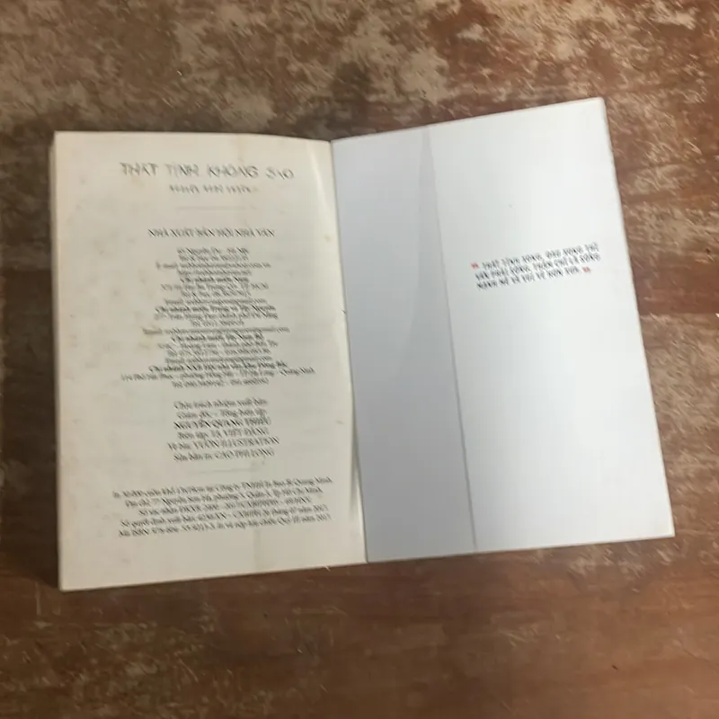 THẤT TÌNH KHÔNG SAO- NGUYỄN NGỌC THẠCH 675407