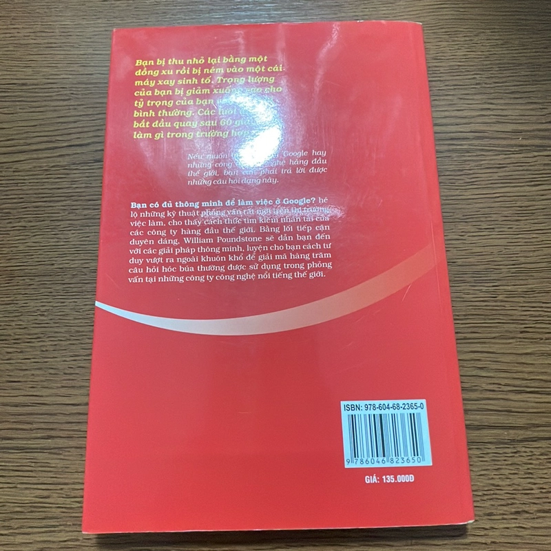 Bạn có đủ thông minh để làm việc ở Google William Poundstone 357208
