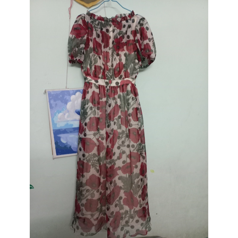 Áo đầm voan thiết kế 549135
