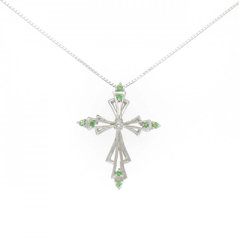 K18WG Đeo chéo Ngọc lục bảo xanh - Hàng hiệu Chính hãng 856266