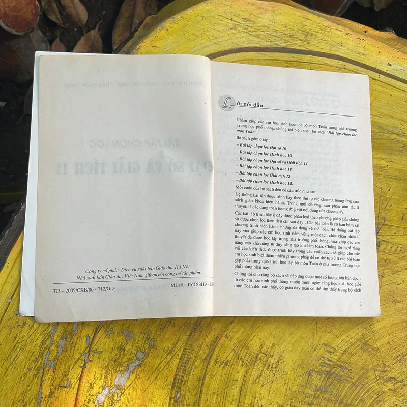 BÀI TẬP CHỌN LỌC ĐẠI SỐ VÀ GIẢI TÍCH- HÌNH HỌC 10,11- GS. PHAN HUY KHẢI CHỦ BIÊN 713162