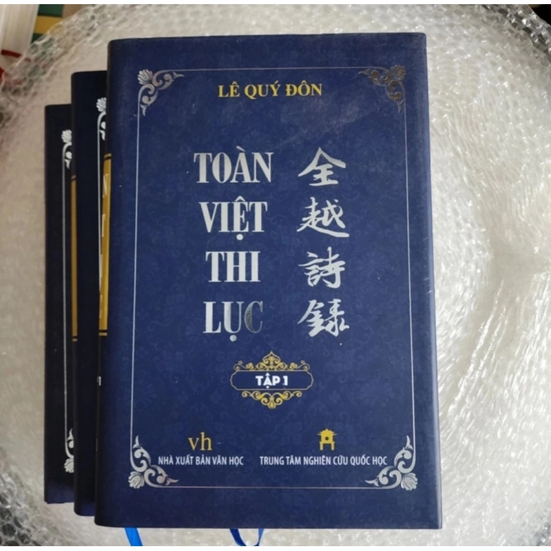 Toàn Việt thi lục | Lê Quý Đôn I trọn bộ 3 tập bìa cứng 493072