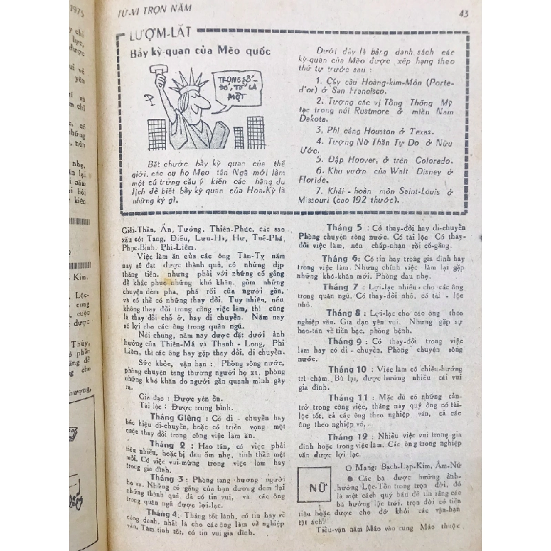 Lịch sách tử vi ất mão 1975 125568