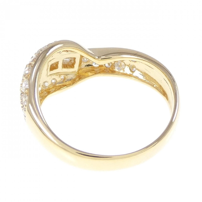 Nhẫn kim cương K18YG 0.73CT 668583