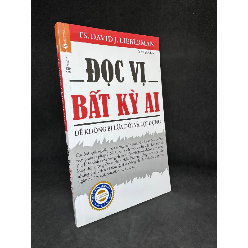 Đọc Vị Bất Kỳ Ai, Ts. David J. Lieberman, Mới 80% (Ố Nhẹ) SBM270325 425661