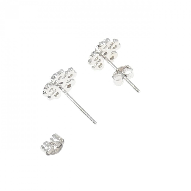 K18WG Bông tai hoa kim cương - Hàng hiệu Authentic 868739