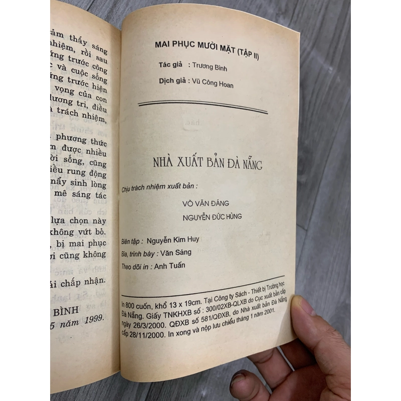 Mai phục vượt mặt - trương bình. Bộ 2 tập. 1a2.  507728