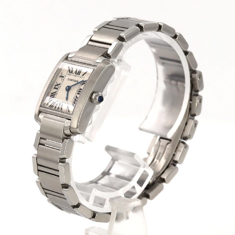 Cartier Tank Française SM W51008Q3 SS Quartz - Hàng hiệu Chính hãng 881988