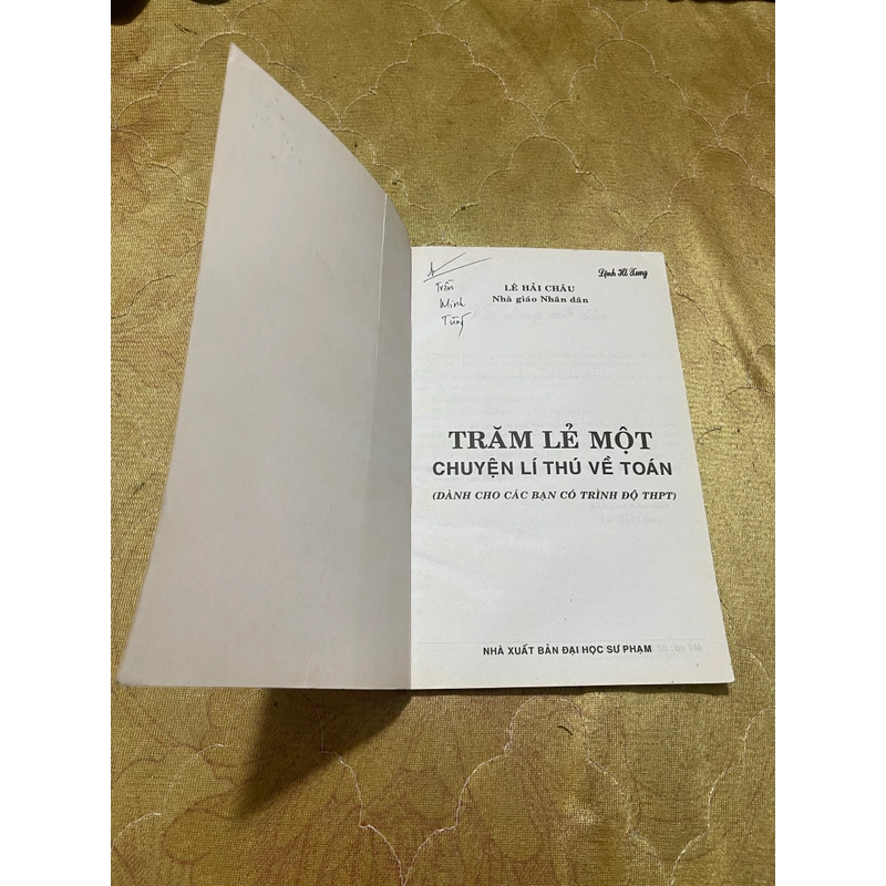 TRĂM LẺ MỘT CHUYỆN LÍ THÚ VỀ TOÁN 541560
