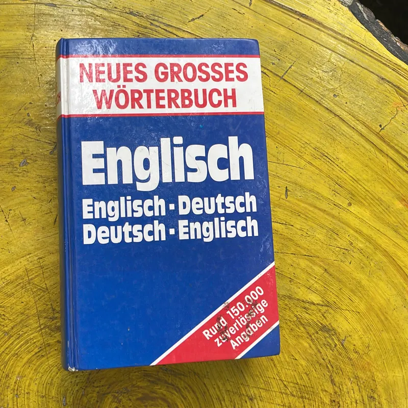 NEUES GROSSES WORTERBUCH ENGLISH- ENGLISCH - DEUTSCH DEUTSCH - ENGLISCH 697924