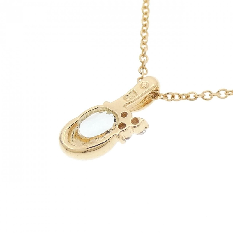 K18YG Aquamarine Necklace - Hàng hiệu Authentic 857753
