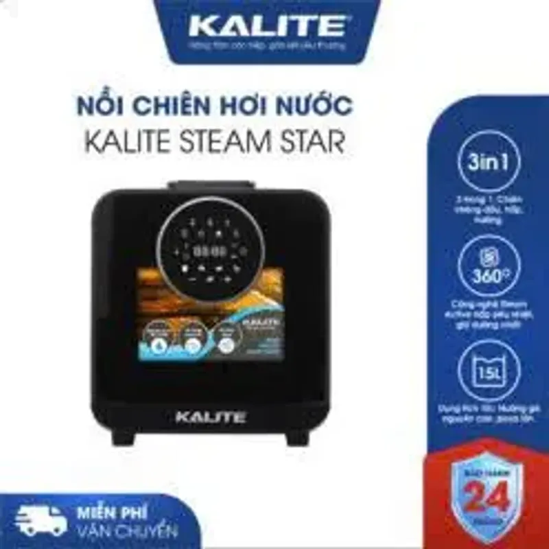 Nồi chiên hơi nước KALITE STEAM STAR 15 lít, đa năng 933325
