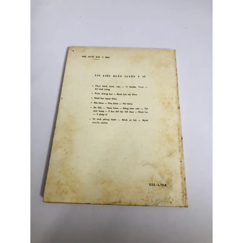 TÀI LIỆU HUẤN LUYỆN Y SĨ - thực hành bệnh viện, vi khuẩn, virut, ký sinh trùng 700953