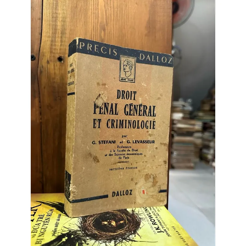 Droit Pénal Général et Criminologie - Précis Dalloz 609174