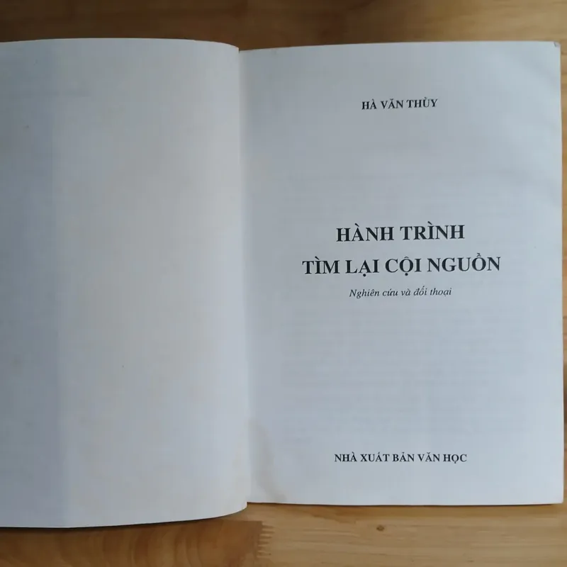 Hành Trình Tìm Lại Cội Nguồn (Nghiên Cứu & Đối Thoại) - Hà Văn Thùy 561405