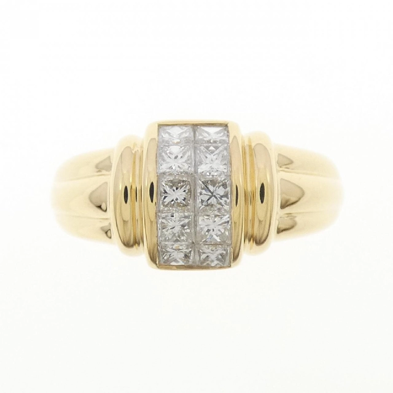 Nhẫn kim cương K18YG 0.67CT 669732